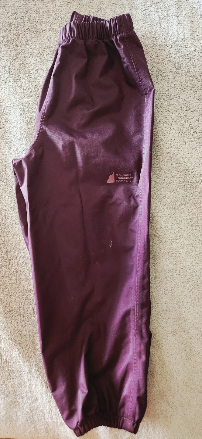 MEC toddler rain pants size 4