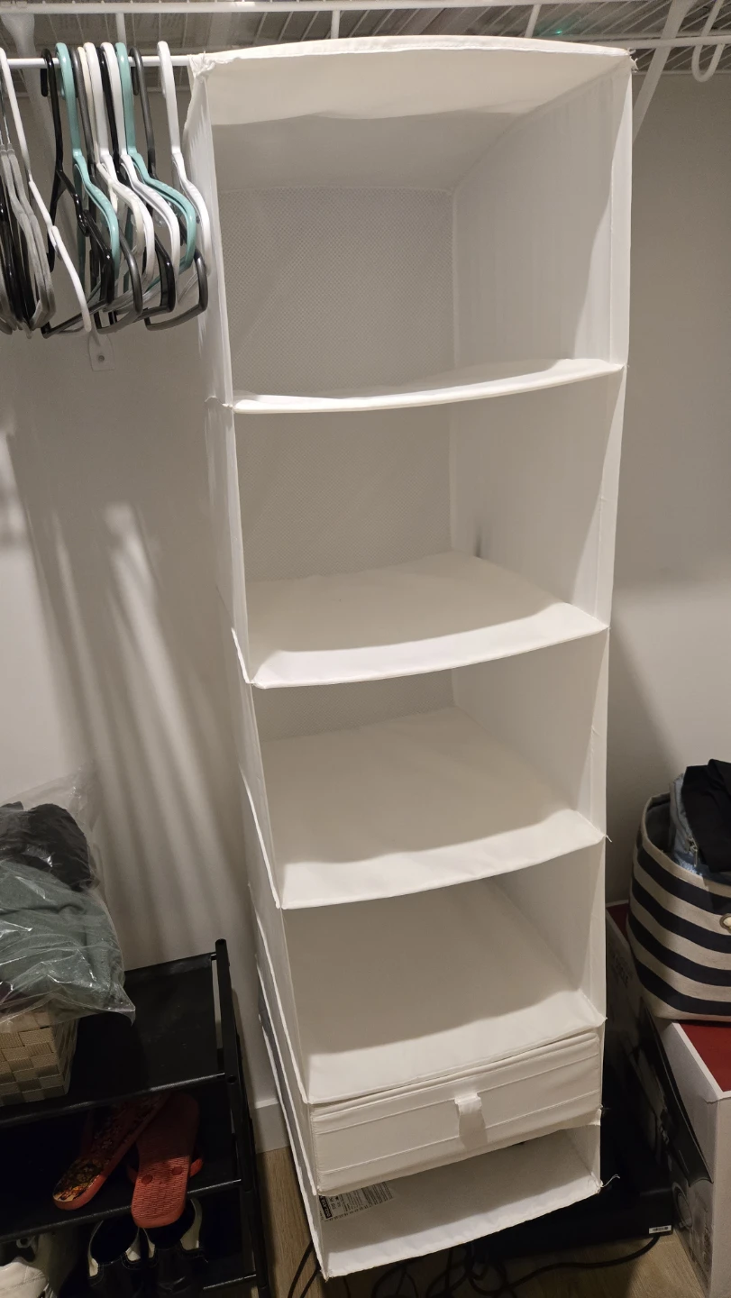 2 IKEA SKUBB Hanging Closet Organizers