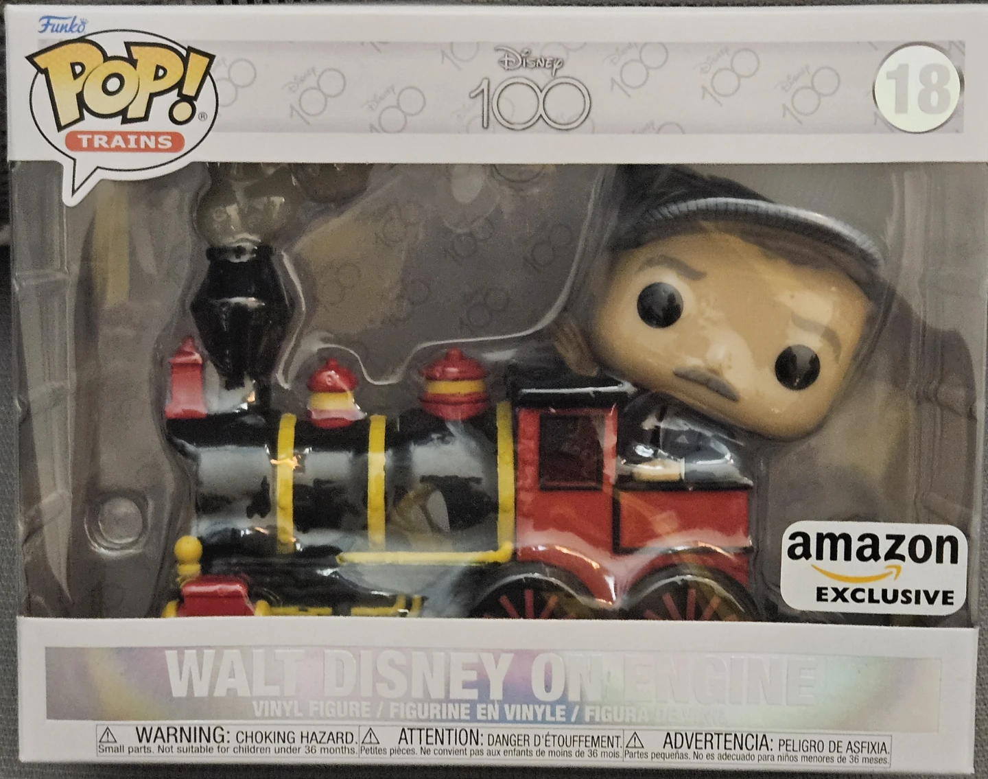 🏈Funko Pop! Disney 100 Walt Disney on Engine 18