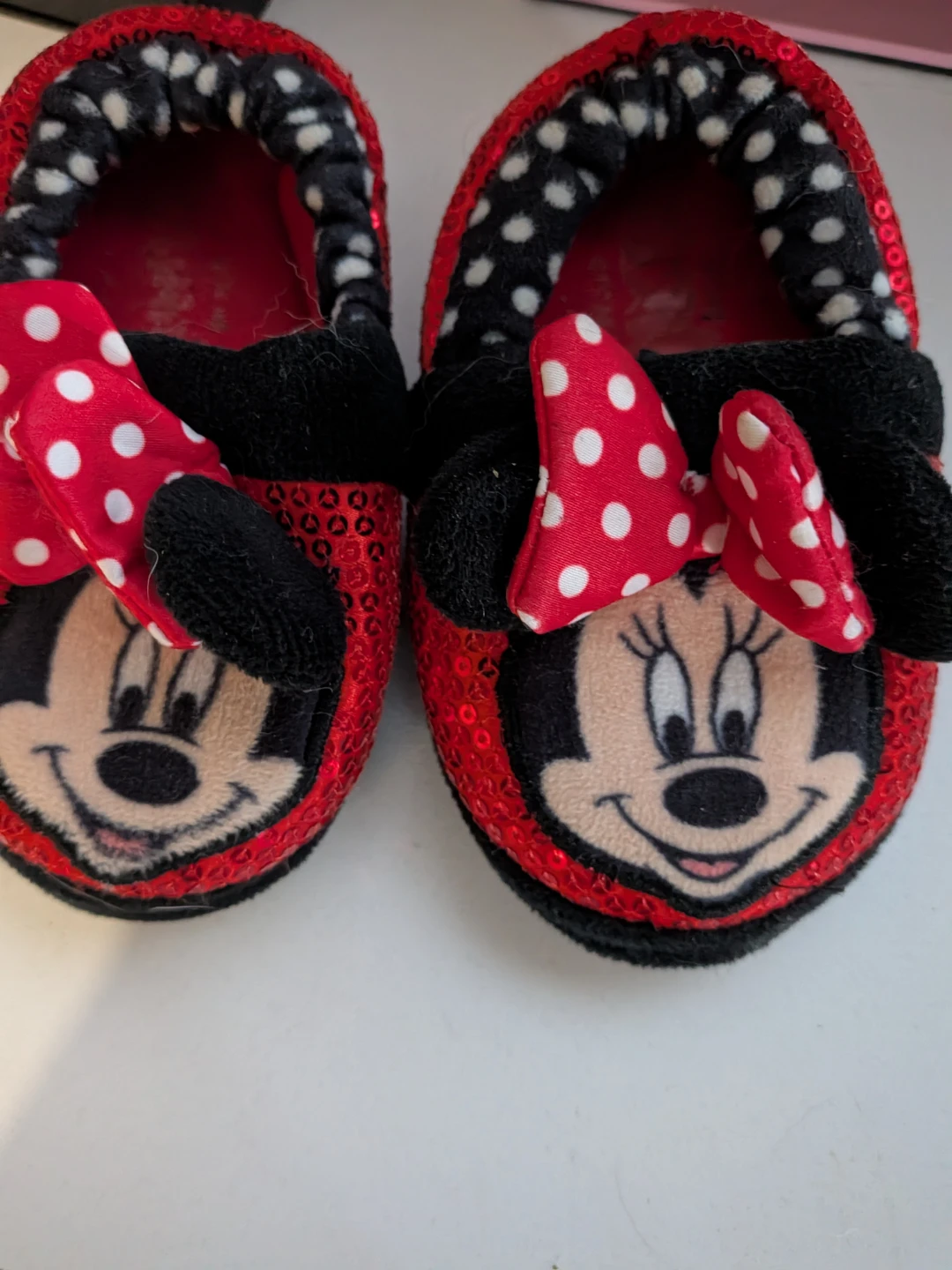 Disney Minnie Mouse Toddler Slippers