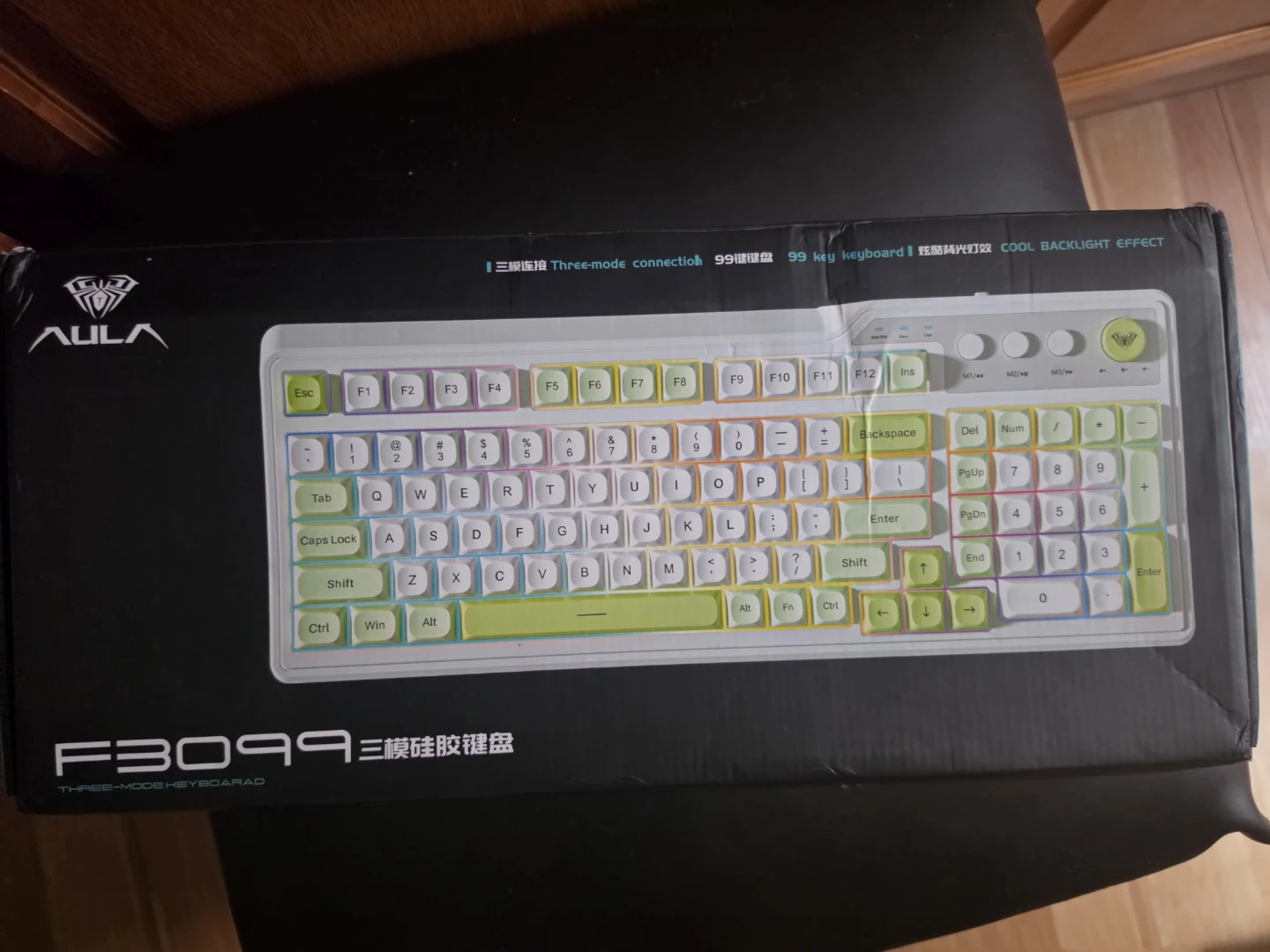 AULA F3099 Three-Mode Mechanical Keyboard 🏈 - photo 4