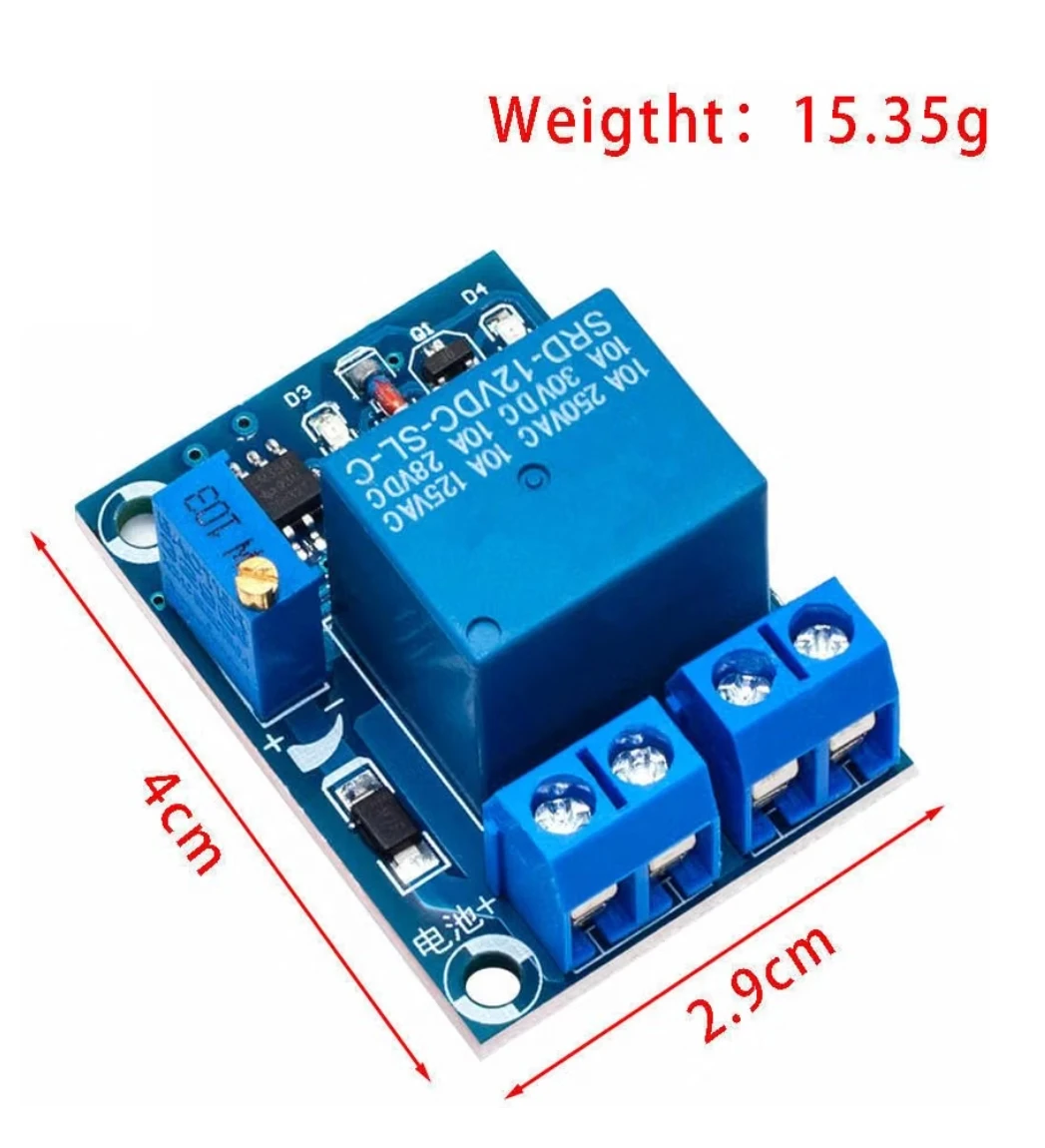 12V Battery Undervoltage Protection Module