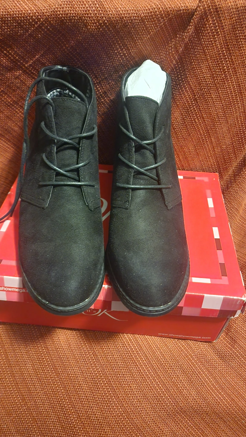 It's OK Black Lace-Up Boots