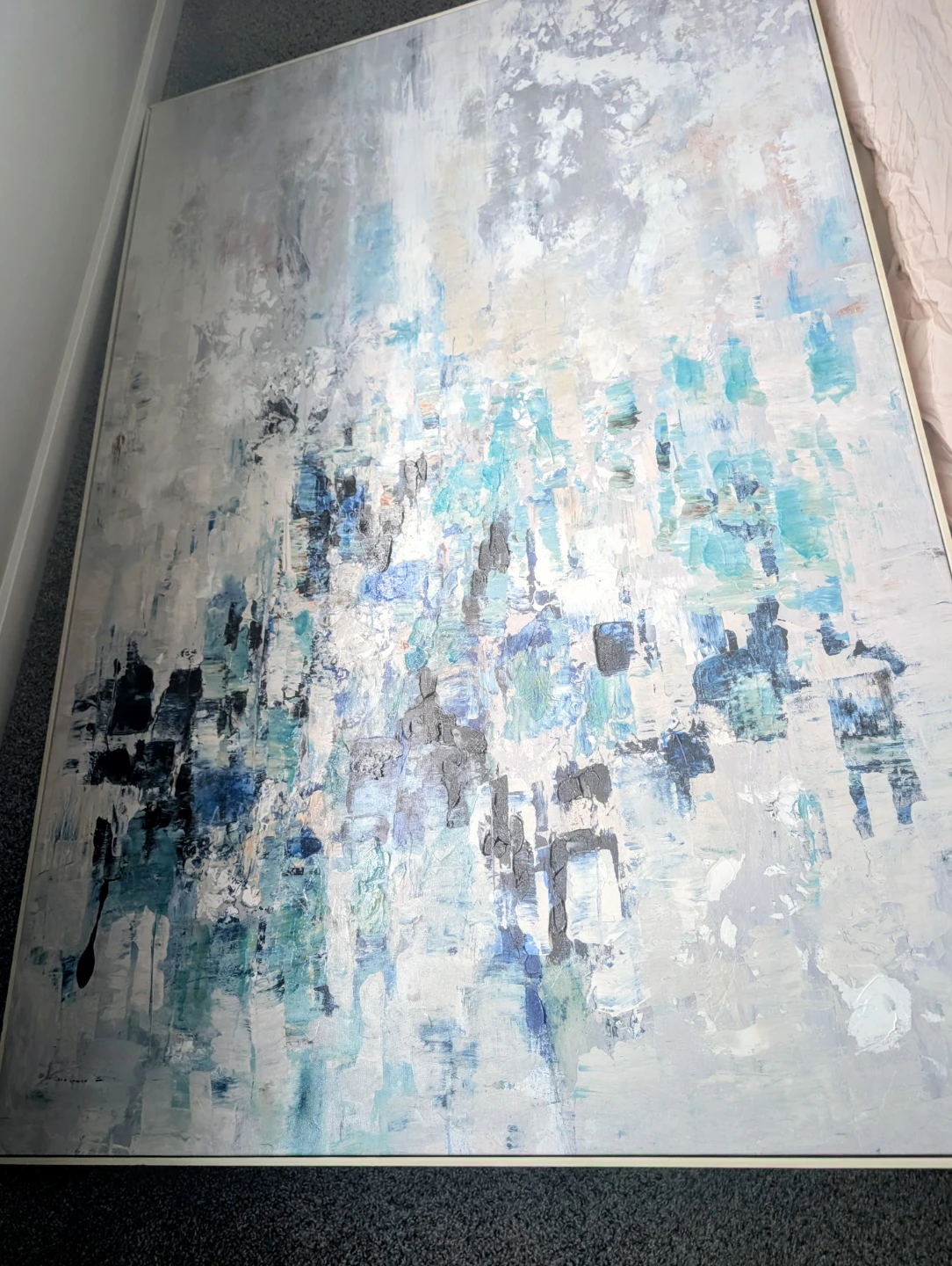Large Abstract Textured Wall Art - photo 2