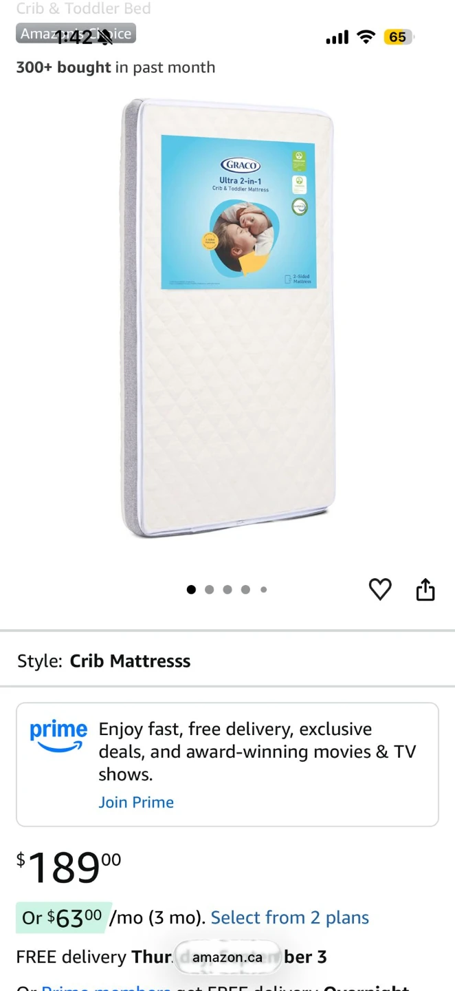 Graco Ultra 2-in-1 Crib & Toddler Mattress - photo 4