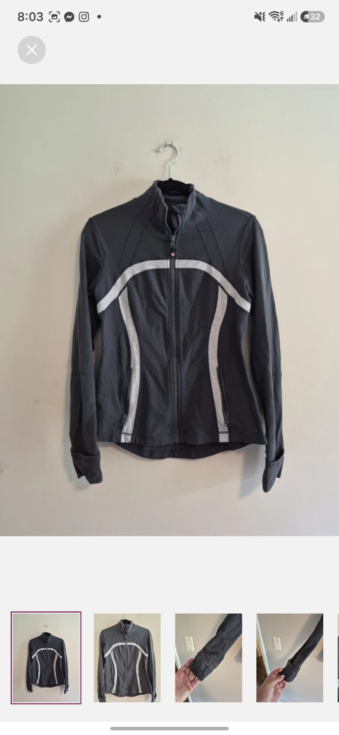 Lululemon Define Jacket Dark Grey