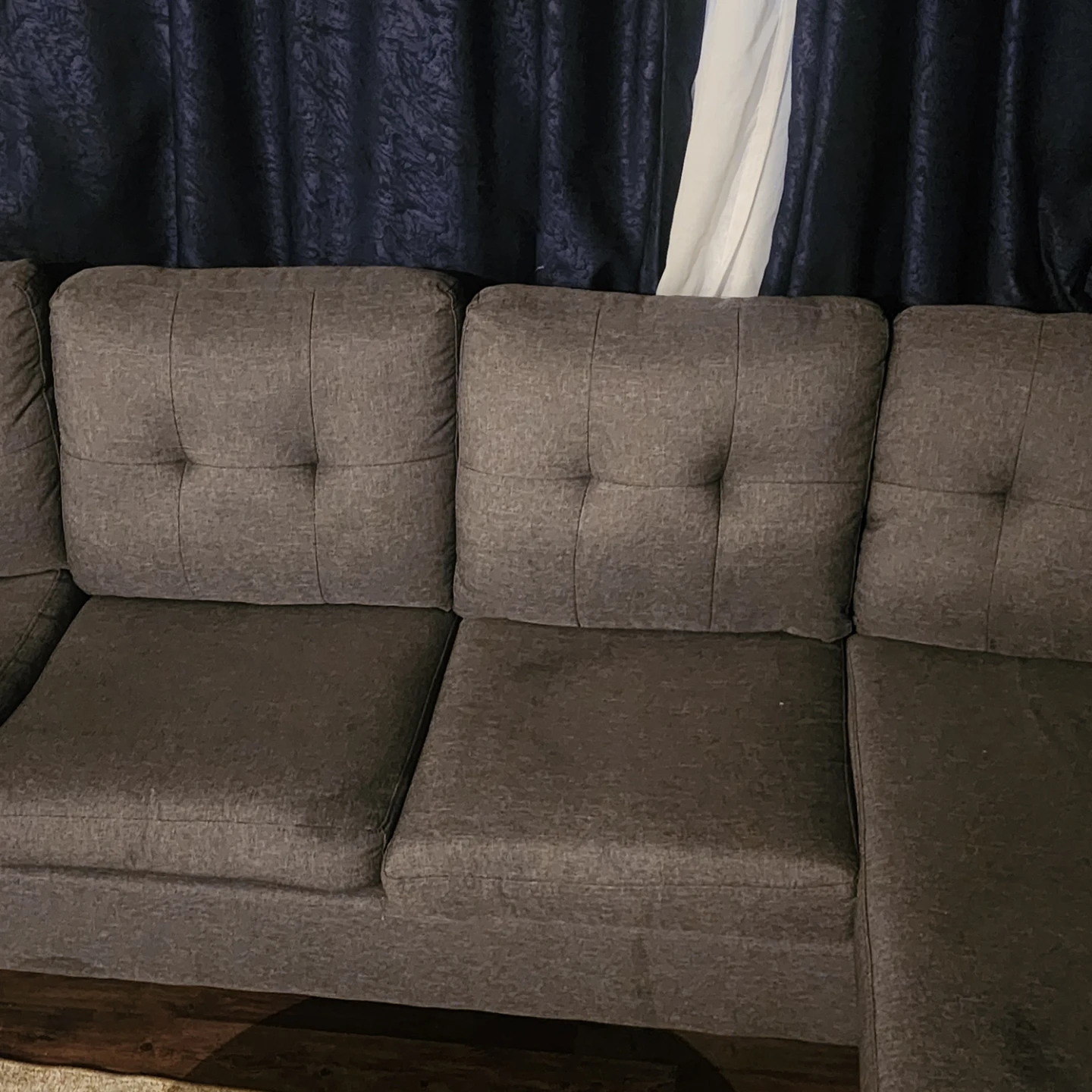 Dark Grey Sectional Sofa - photo 2