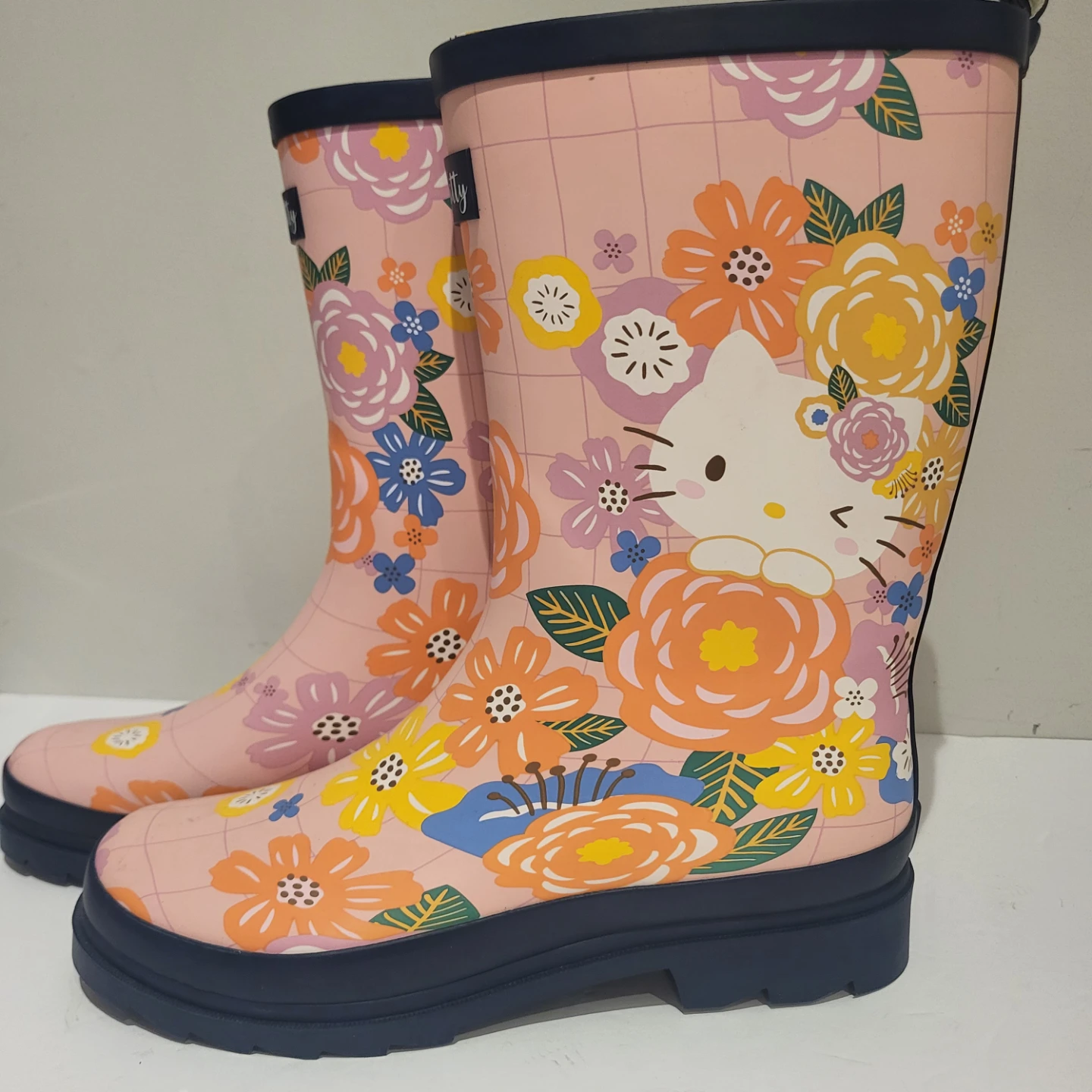Hello Kitty Floral Rain Boots