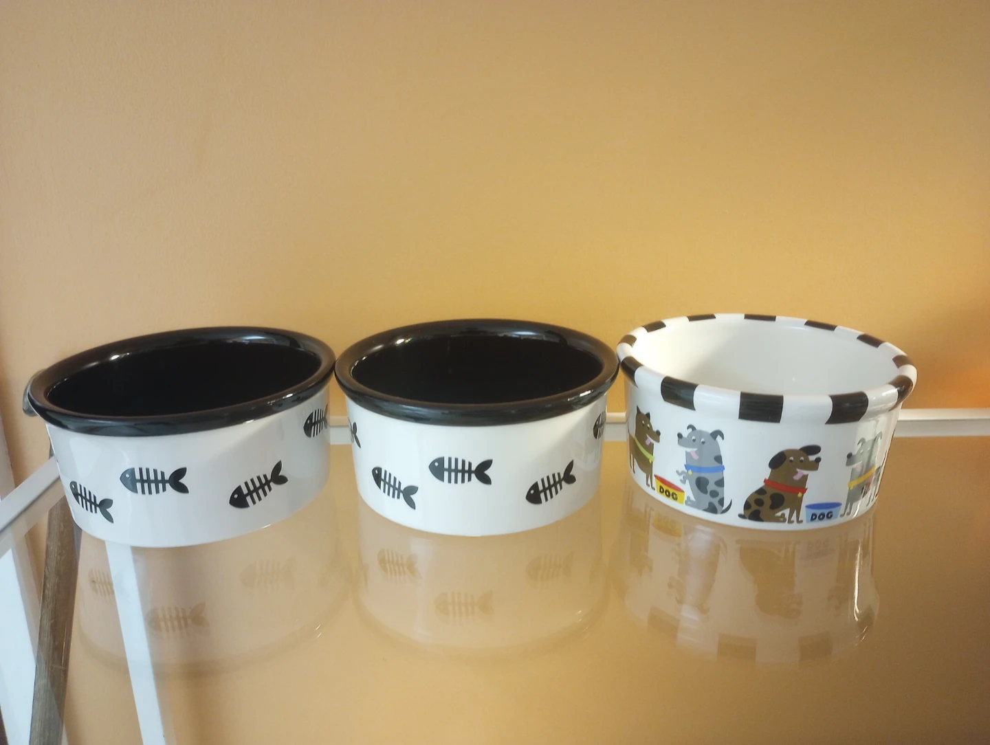 6" Ceramic Dog Bowls