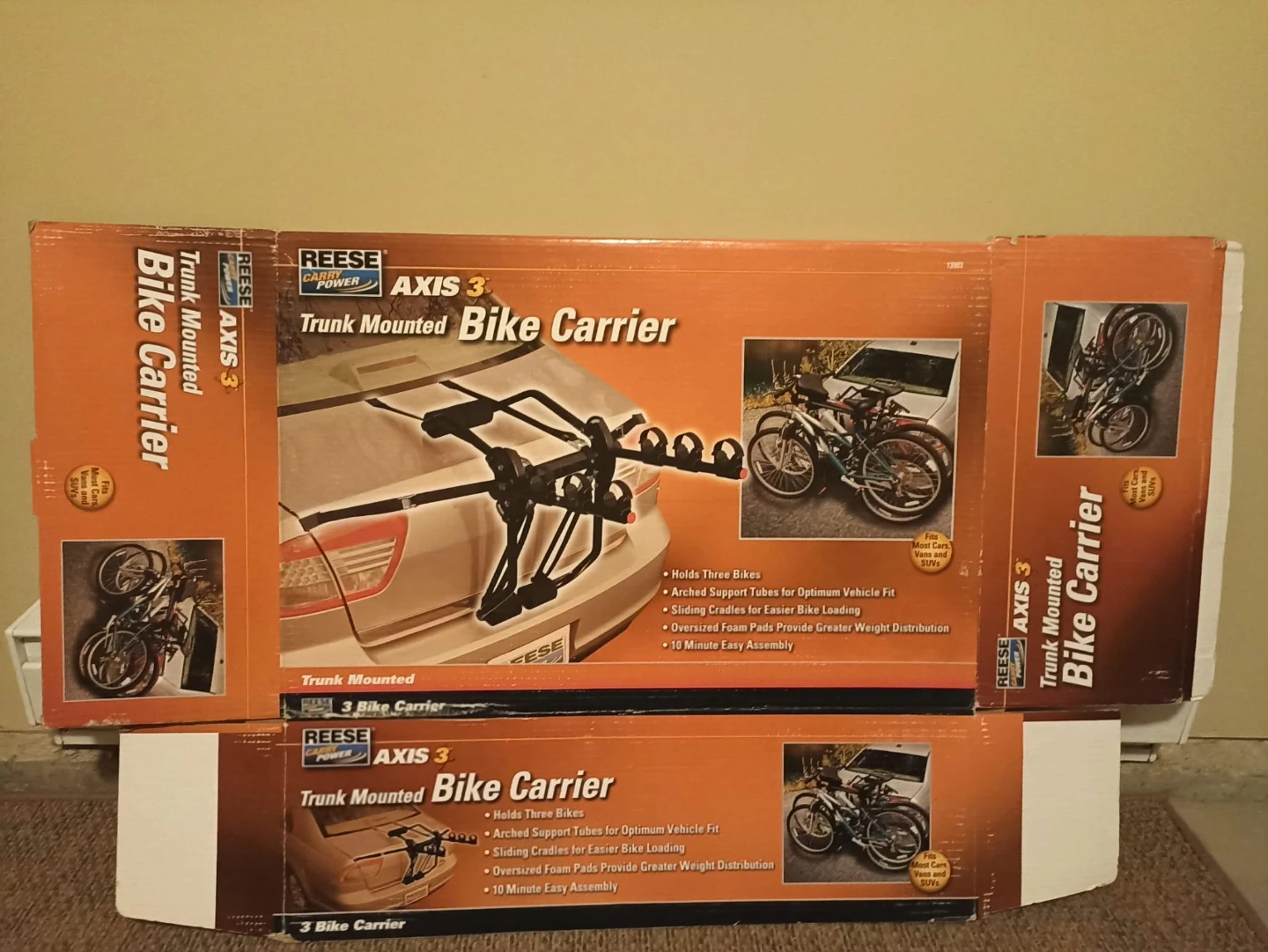 Reese Axis 3 Trunk Mounted Bike Carrier