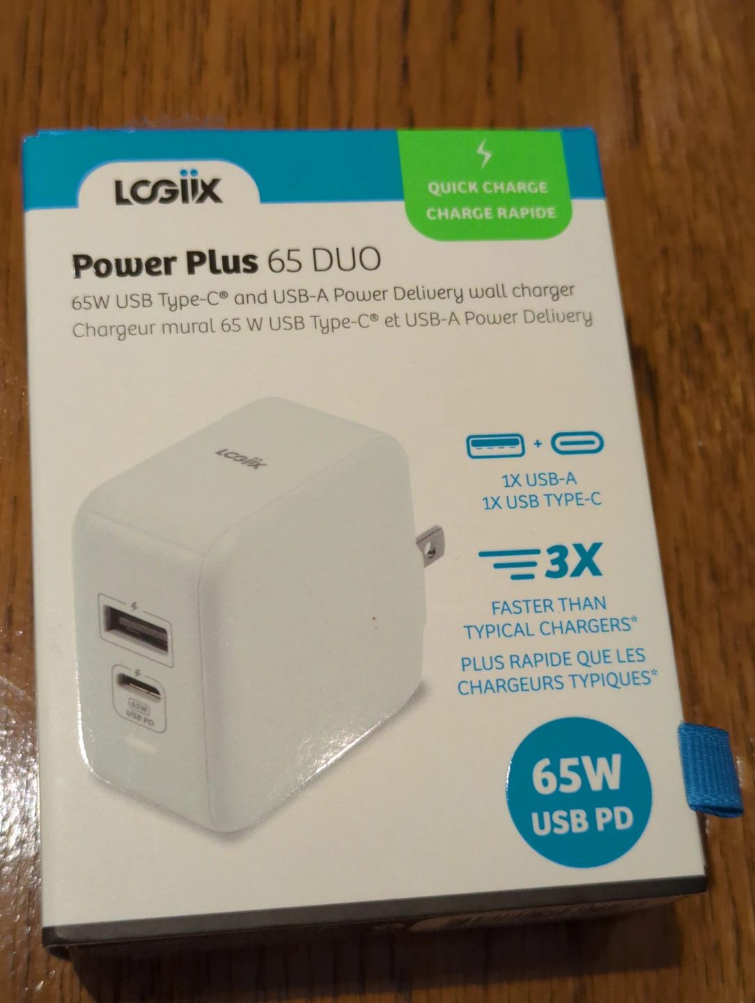 Logiix Power Plus 65 DUO Wall Charger