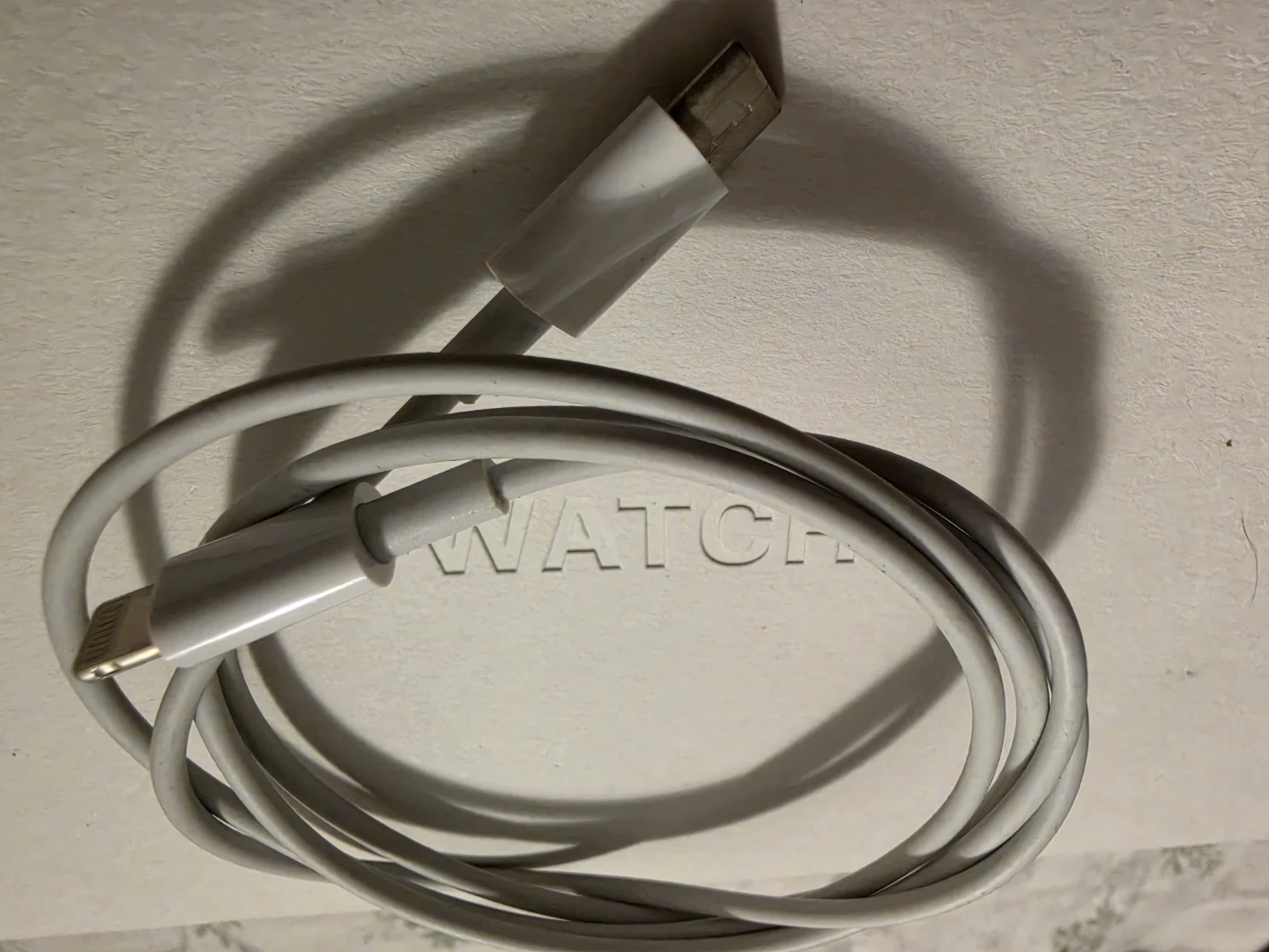 Apple USB to Lightning charging cable