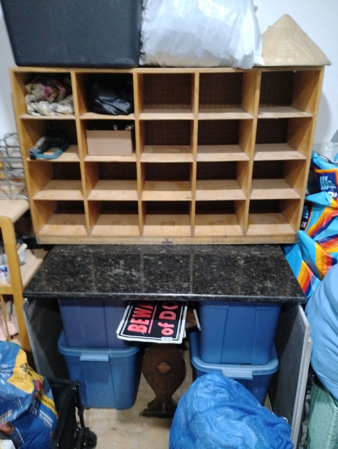 Wooden Cubby Storage Unit