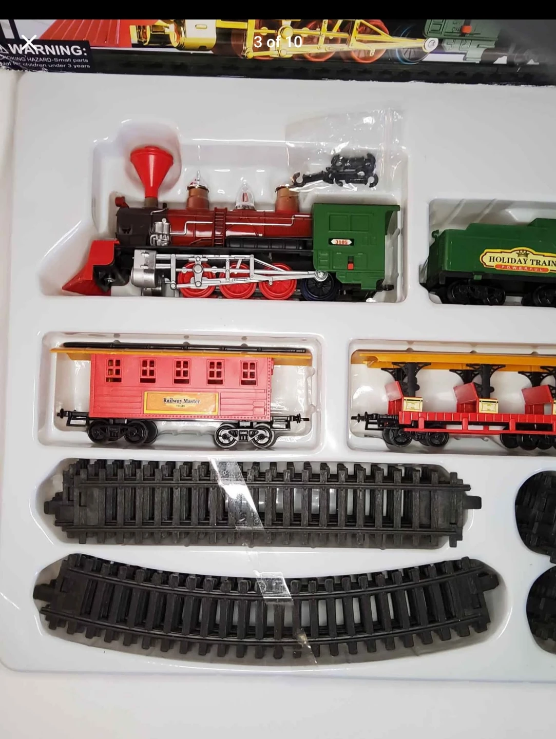 New Vintage Western Express Holiday Train battery operated - photo 3