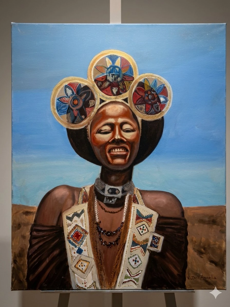 Original Painting by V. Dell'Angela
