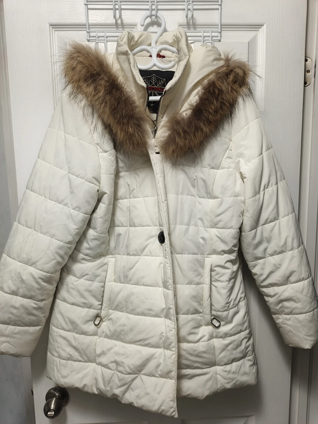 Marcona White Winter Puffer Jacket