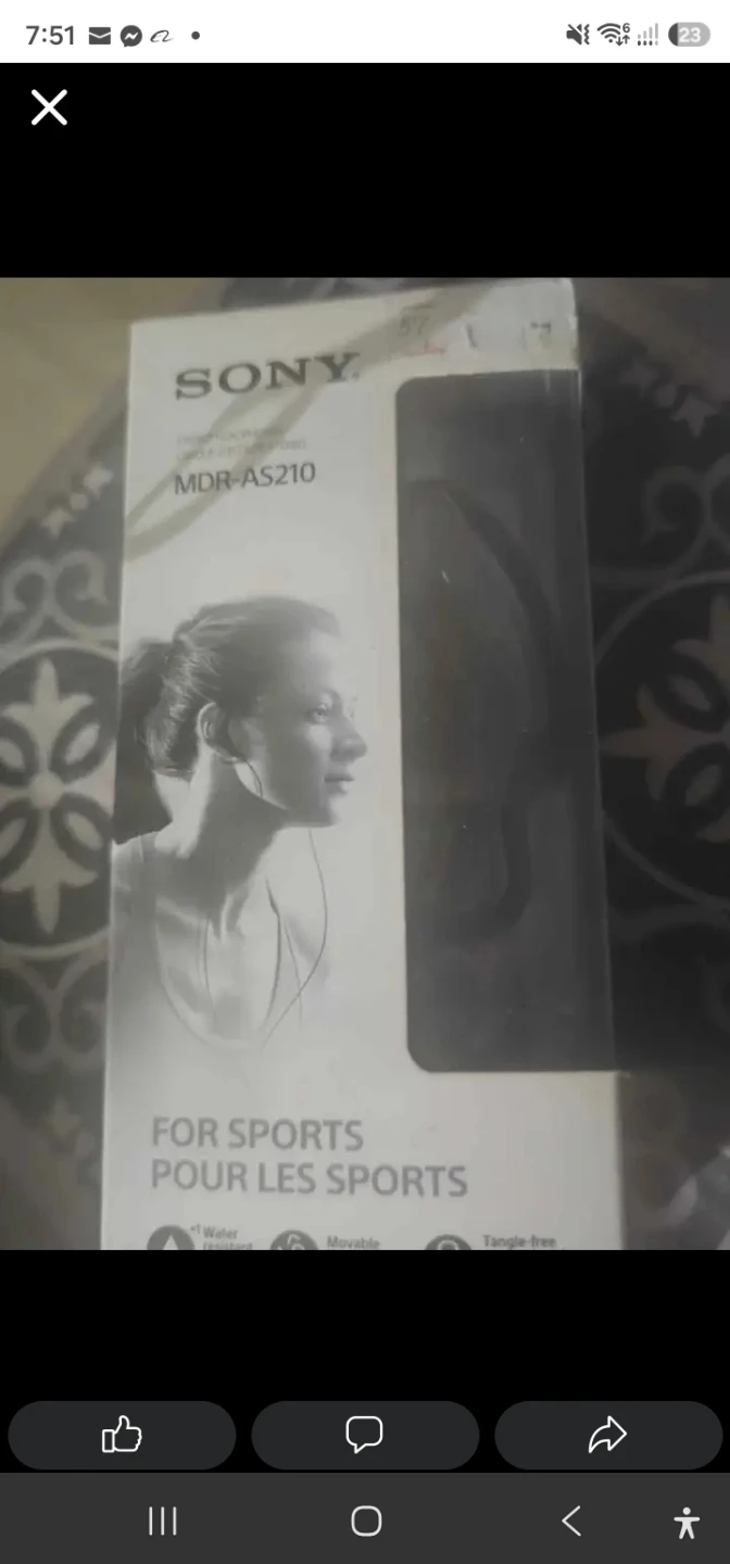 Sony MDR-AS210 Sports Headphones