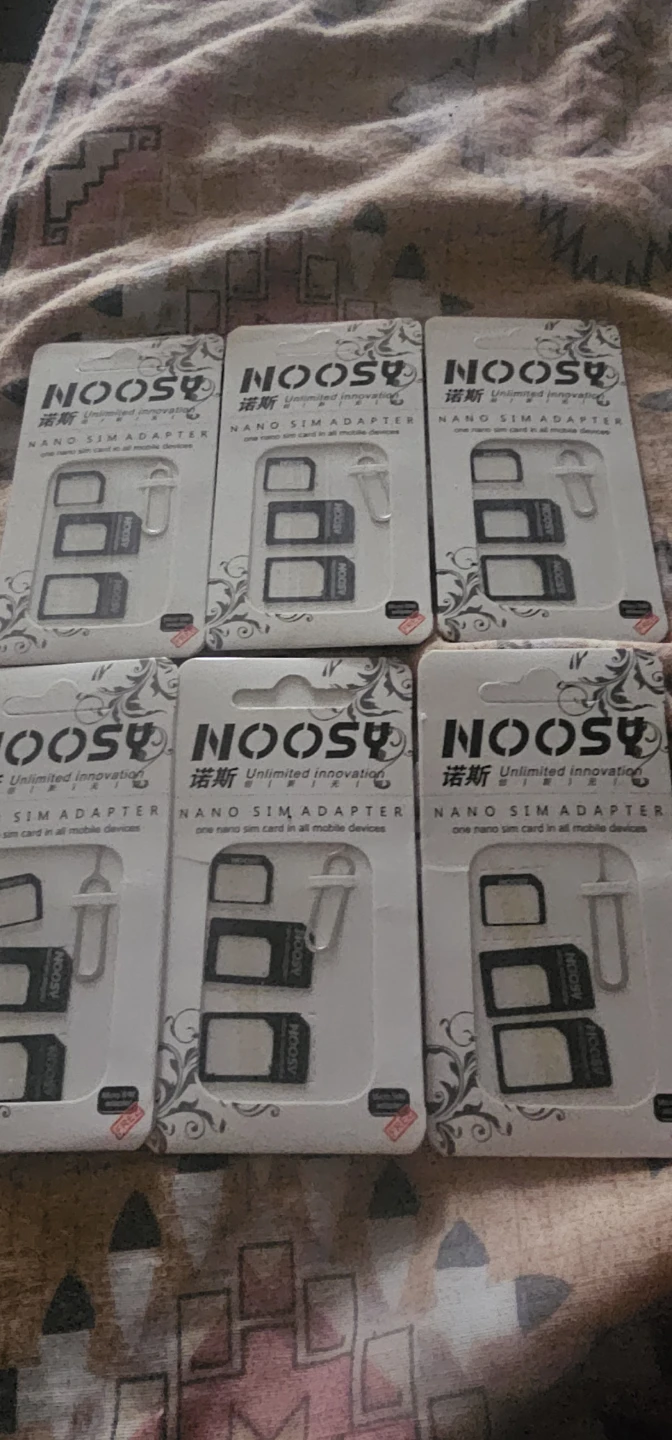 14 Noosy Nano SIM Adapter Sets