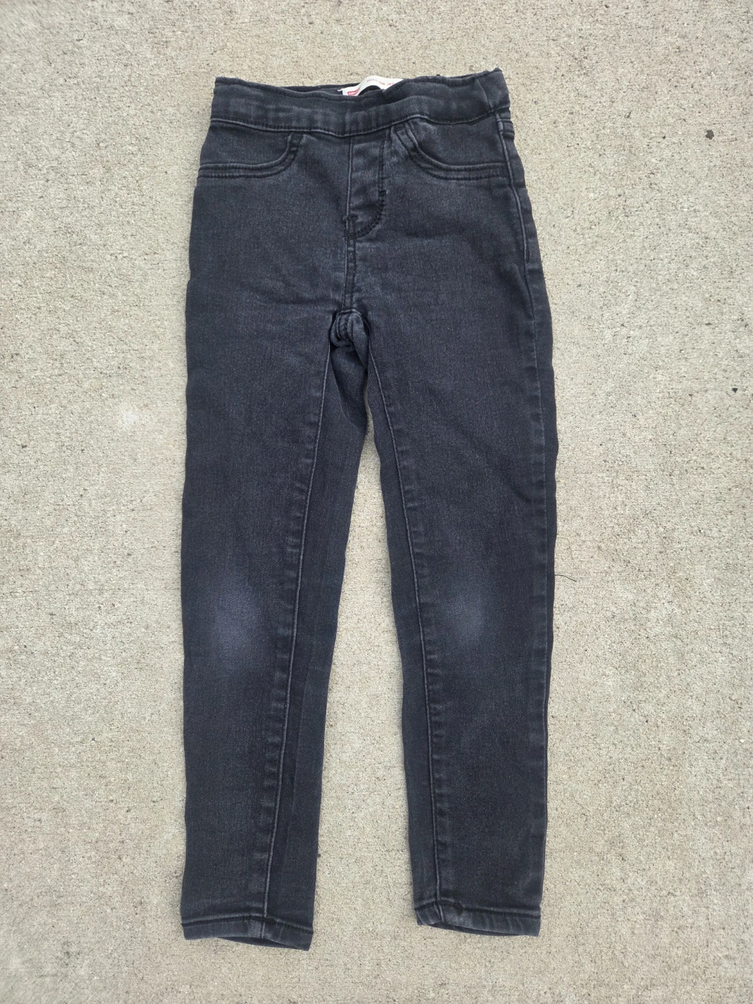 Levi's Black Pull-On Jeggings Size 6 Years