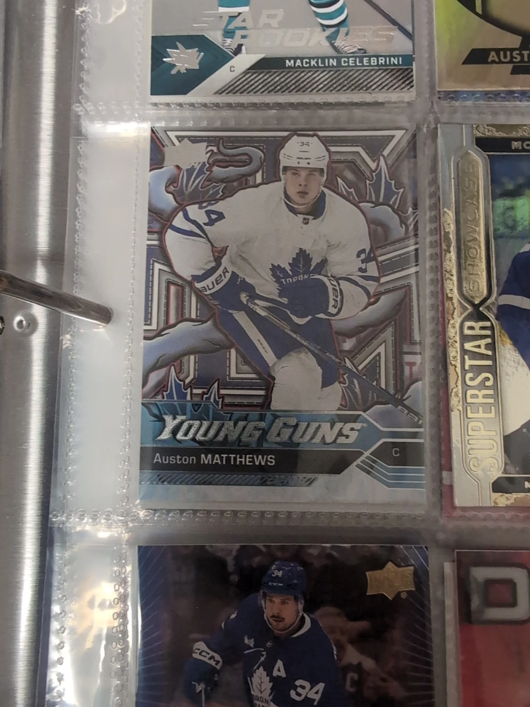 NHL UD Hockey Binder Collection + Graded Top Rookies+ cards - photo 2
