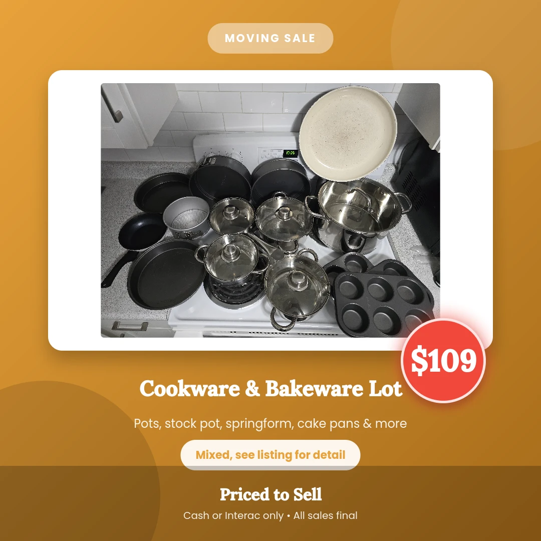 Large Cookware and Bakeware Lot