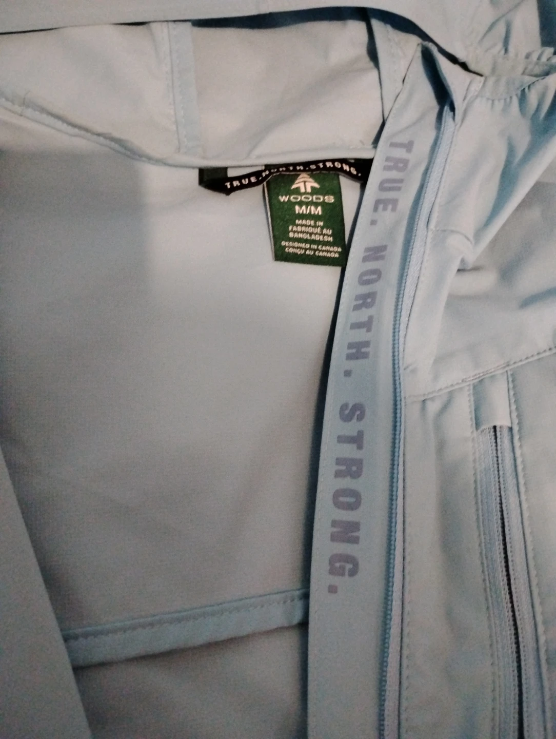 Woods Women's Hooded Jacket Light Blue - photo 3