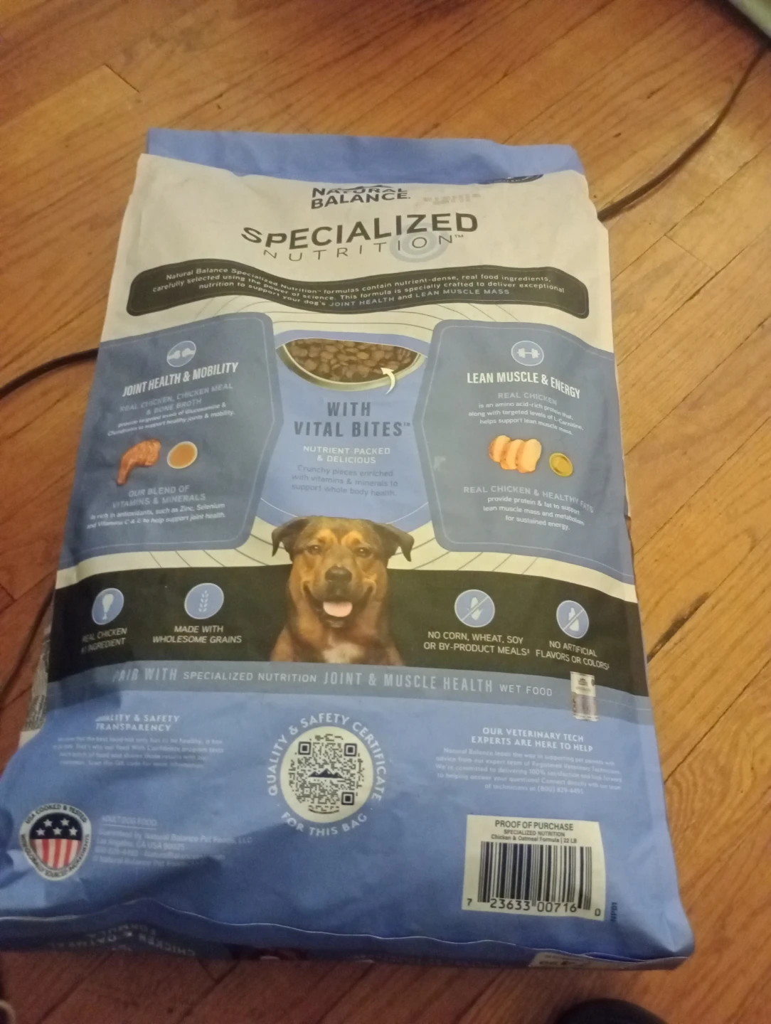Natural Balance Specialized Nutrition Chicken & Oatmeal 22lb