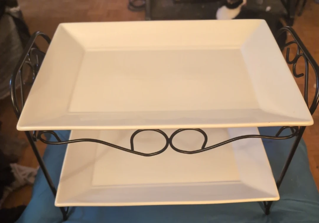 Certified International 2-Tier Serving Stand - photo 2
