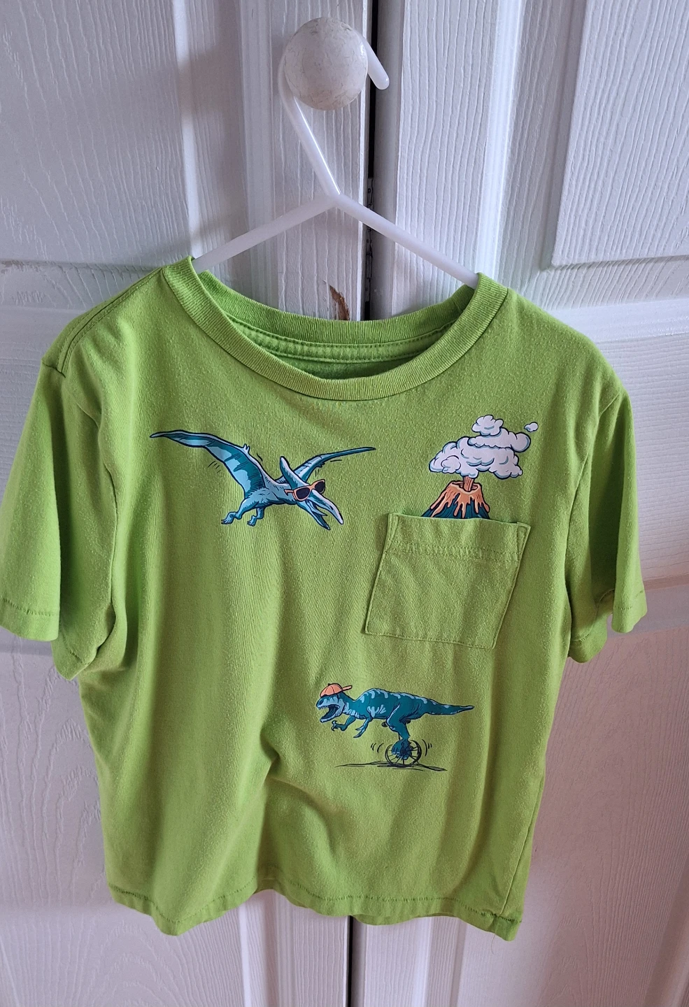 Hereabouts Dinosaur Graphic T-Shirt Size 8🏈