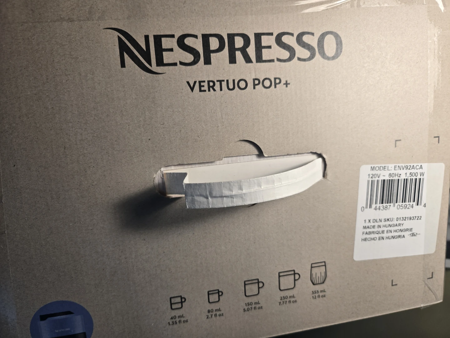 Nespresso Vertuo Pop + (Pacific Blue) + Pod Dispenser + Pods - photo 3