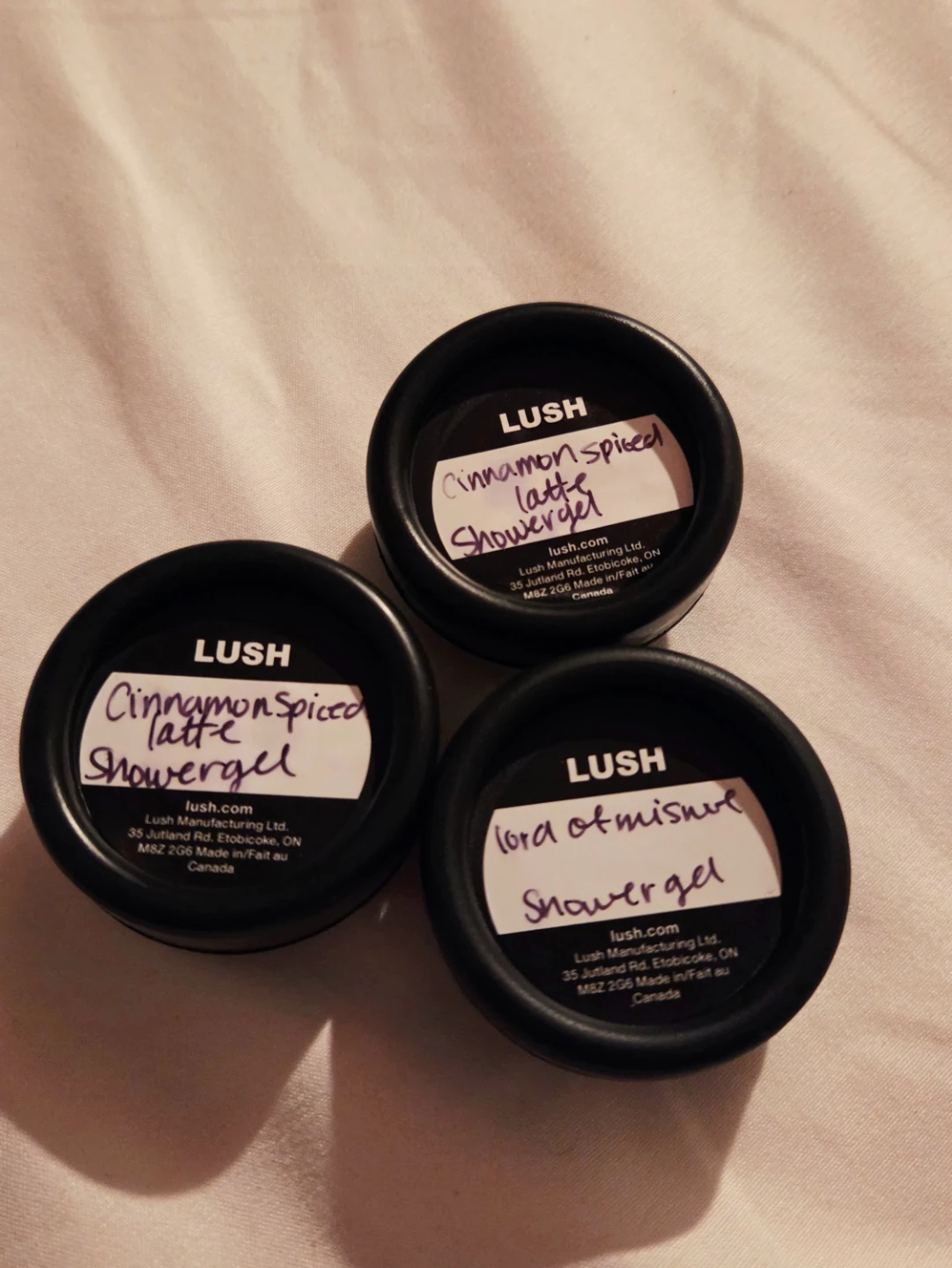 3 Set LUSH Shower Gel Sample Pots - photo 2