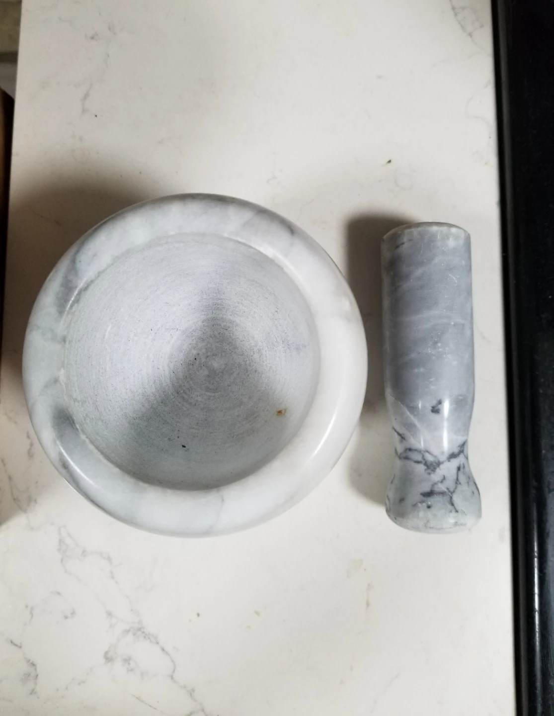 NEW Marble Mortar and Pestle Set 🏈 - photo 2
