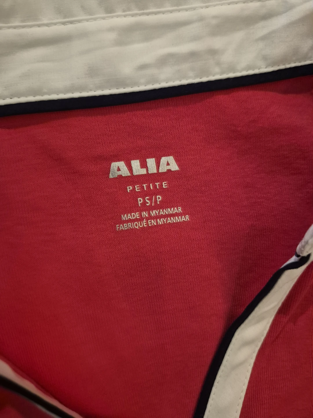 Alia Petite Red Polo Shirt - photo 2