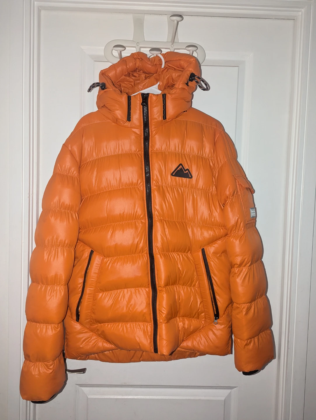 Orange Puffer Jacket