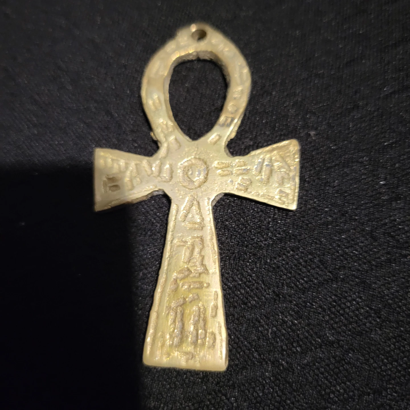 Gold-tone Egyptian Ankh Pendant - photo 2