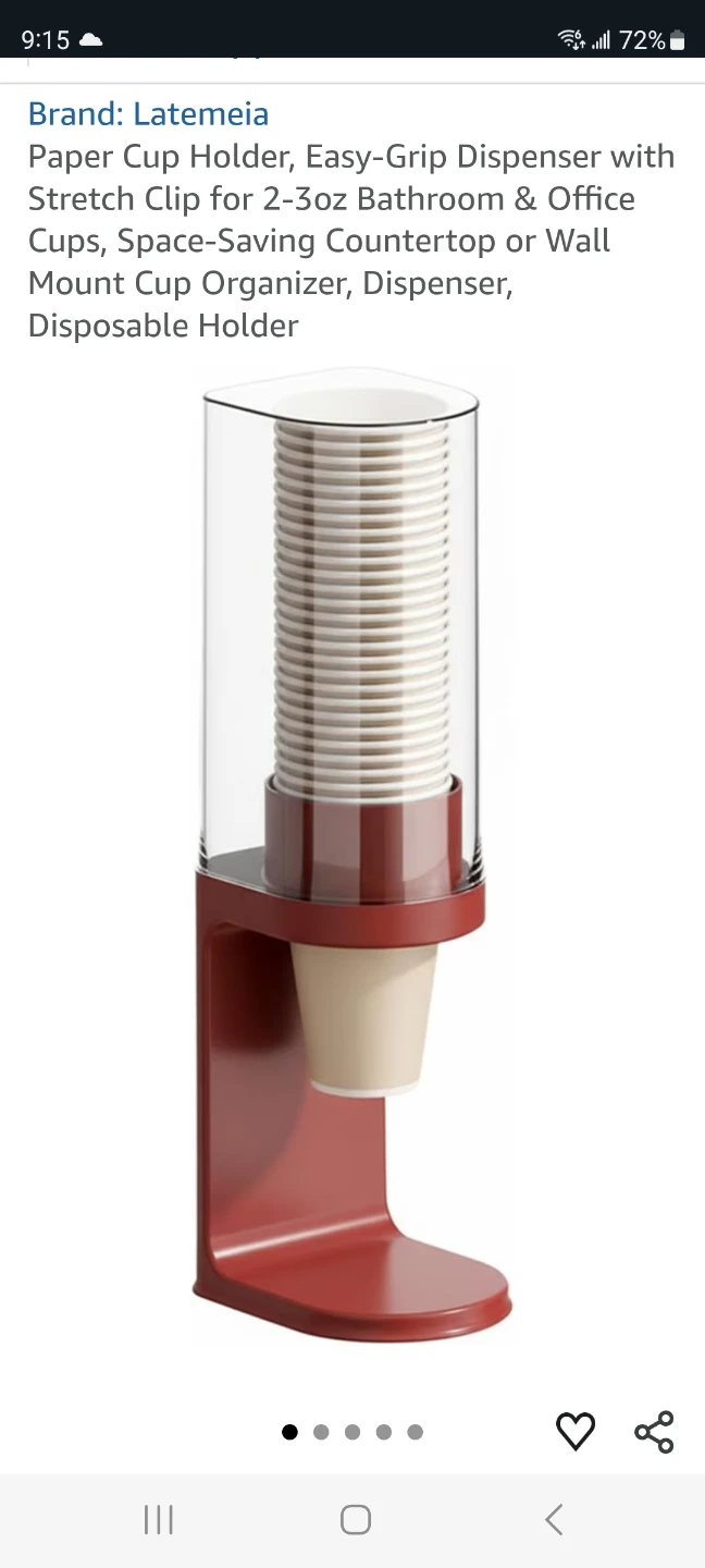 Latemeia Paper Cup Dispenser