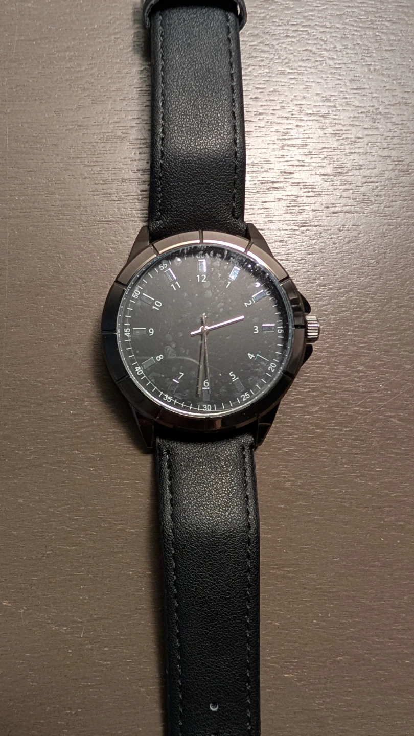TCK black analog watch - photo 2