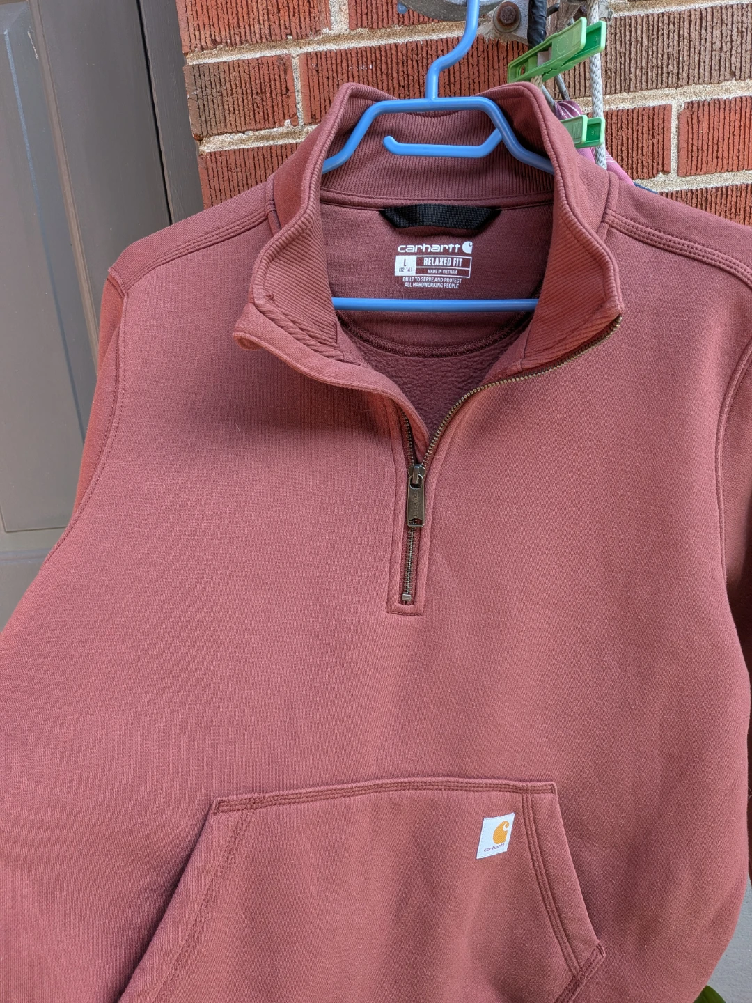 Carhartt Relaxed Fit Quarter-Zip Sweatshirt - photo 3