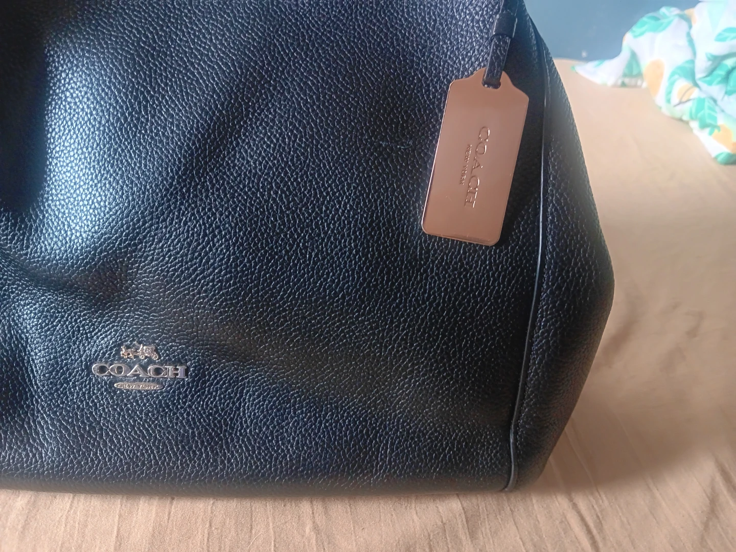 Coach Black Pebble Leather Shoulder Bag - photo 3