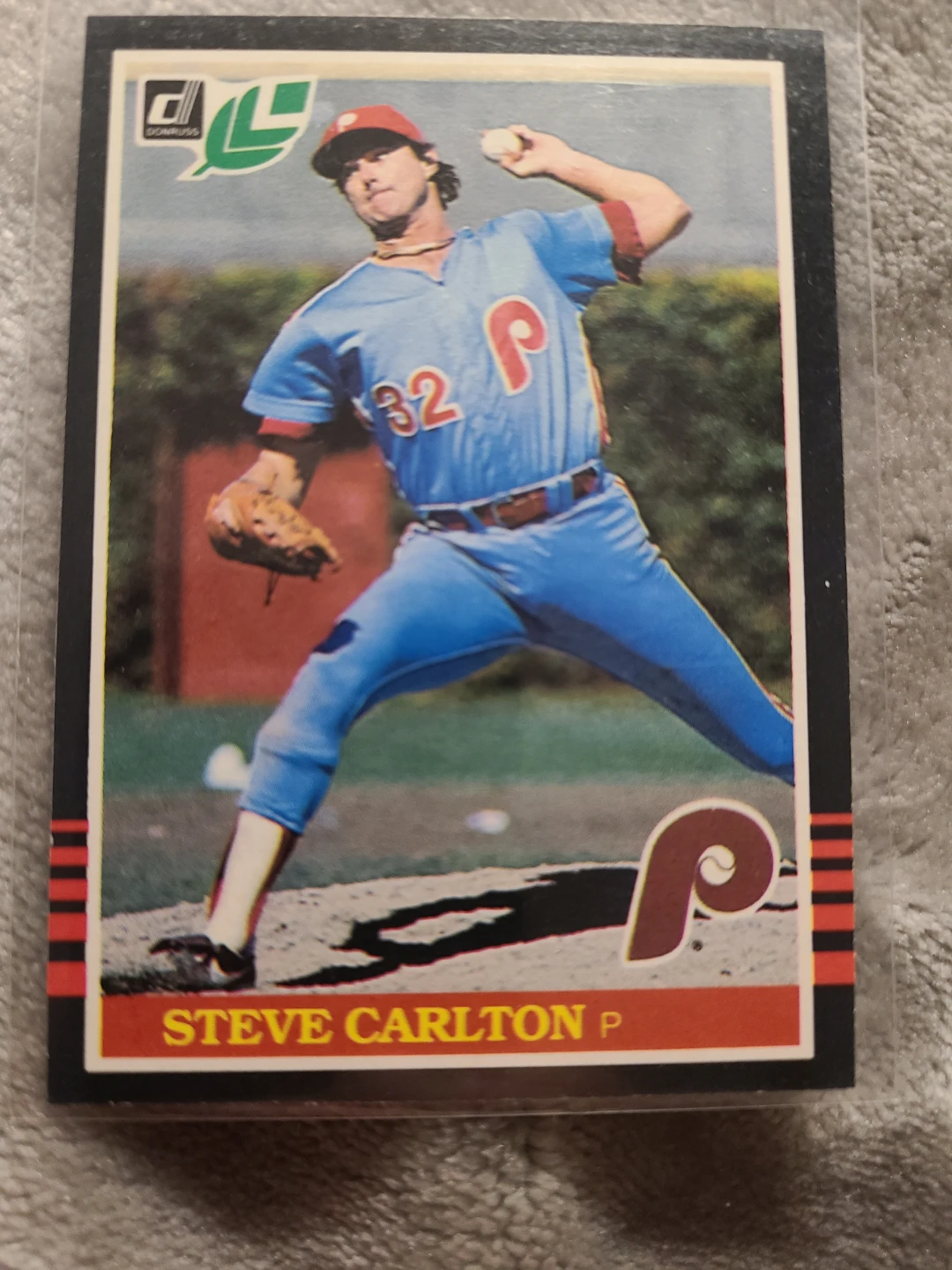 1985 Donruss Steve Carlton Baseball Card