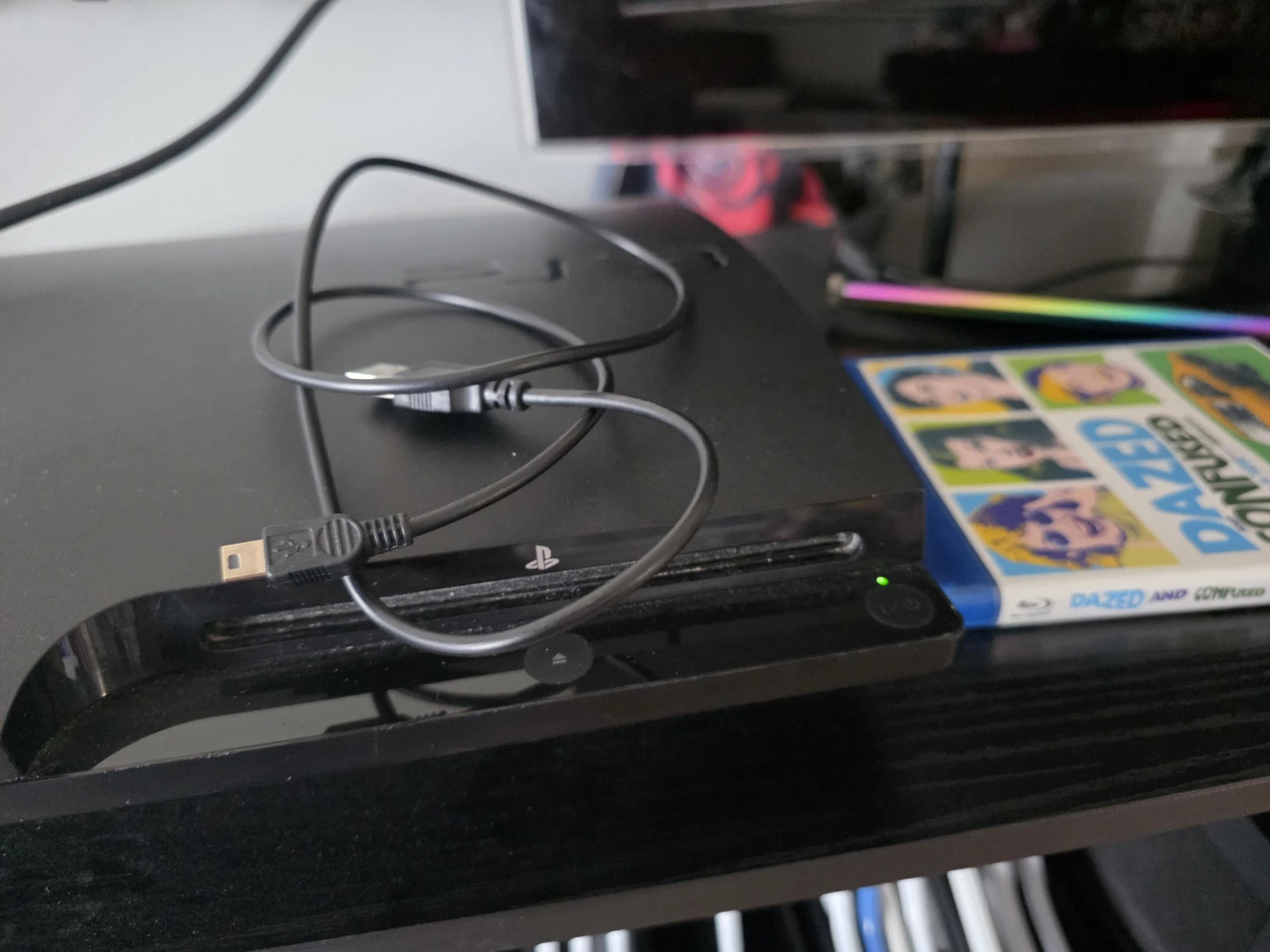 🎮 📺 PS3 Slim Console + Samsung HDTV Complete Plug-and-Play!