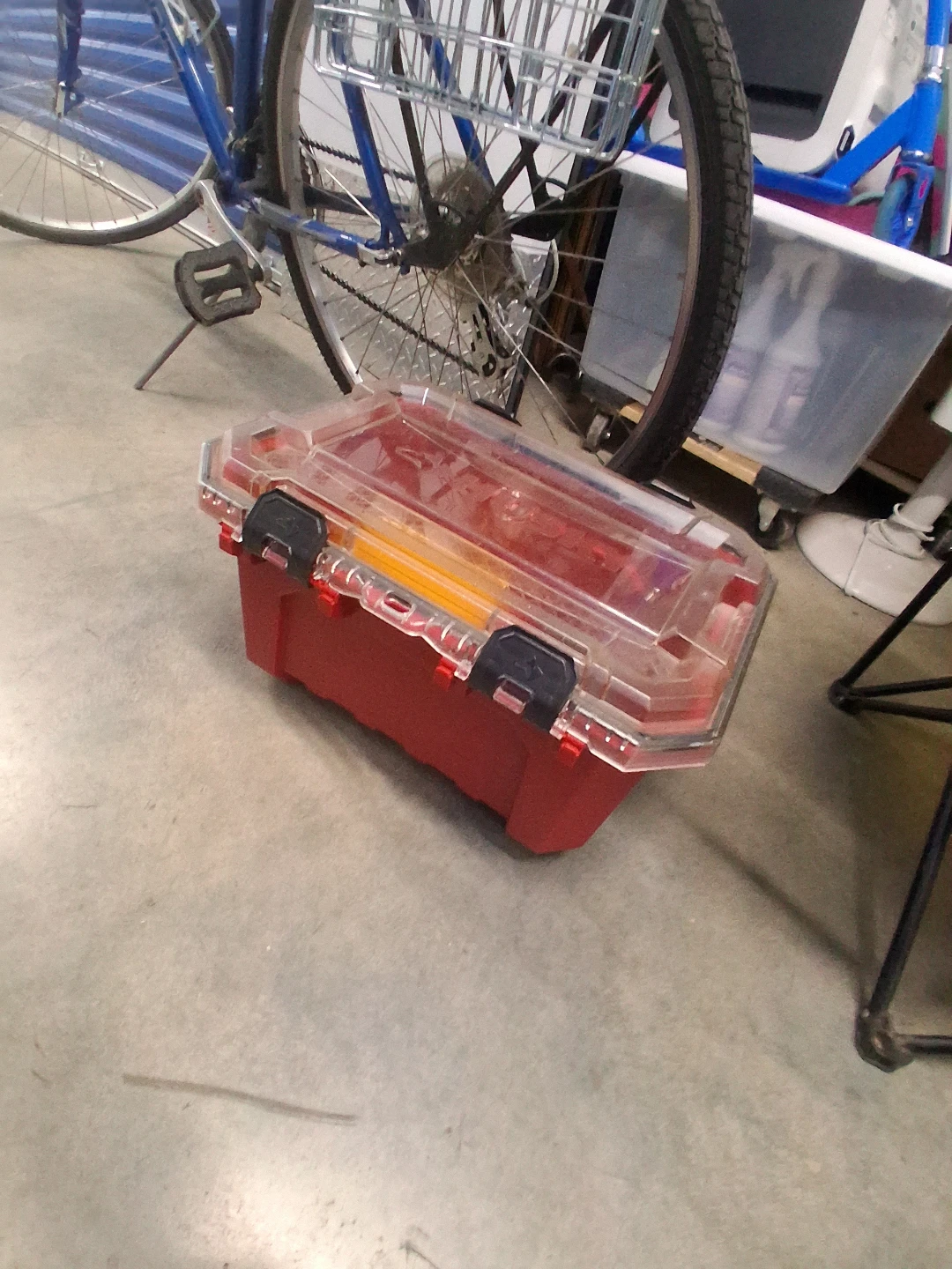 5gal Husky Red Plastic Toolbox 🏈
