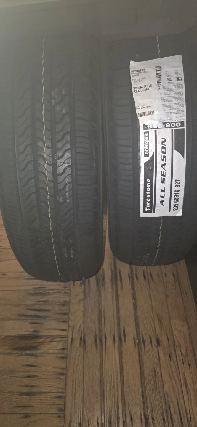 Brand new tires   205/ 60R16 and a 1/1/2 ton trolley  jack