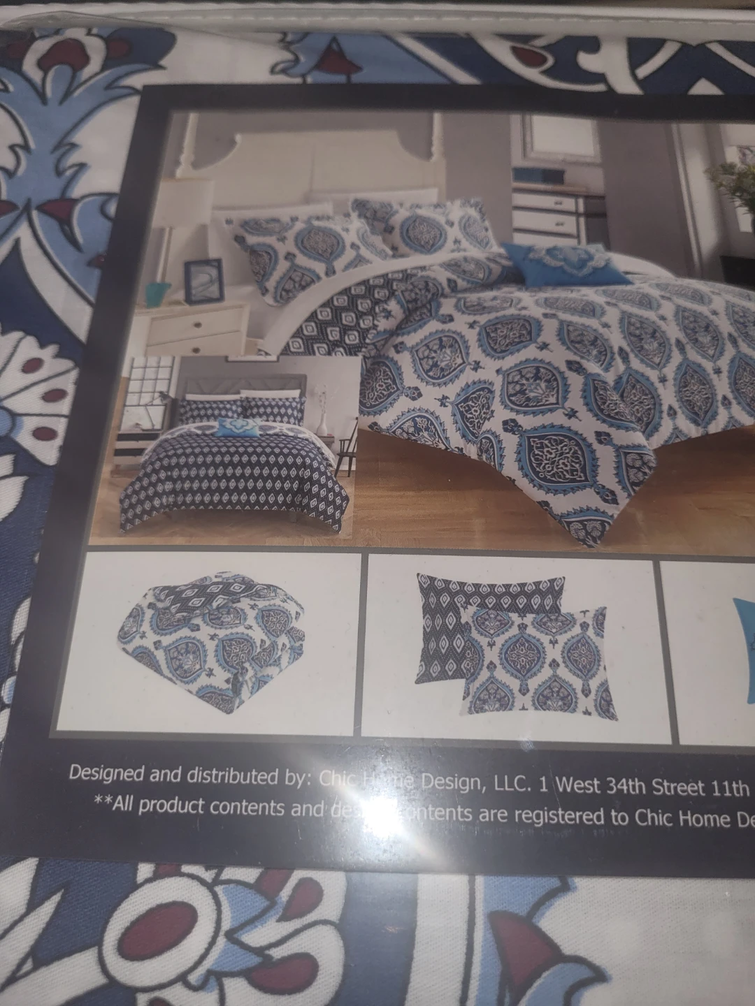 Chic Home English Roses Queen Bedspread Set