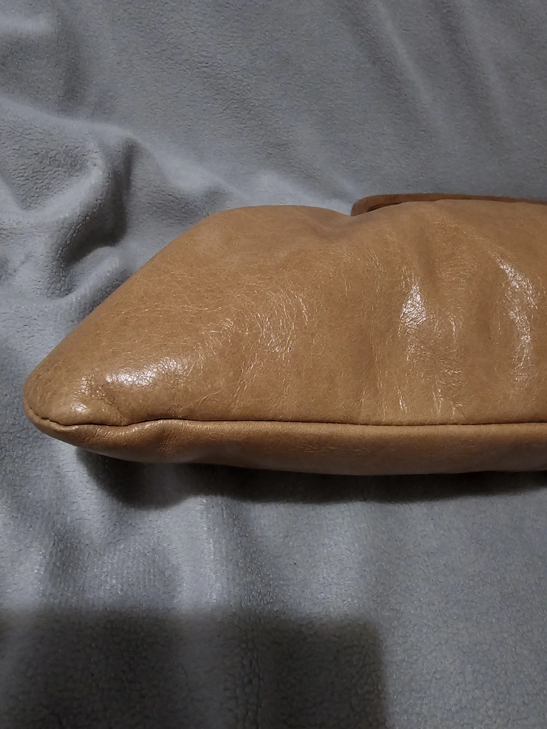 Vintage Tan Clutch Bag - photo 3