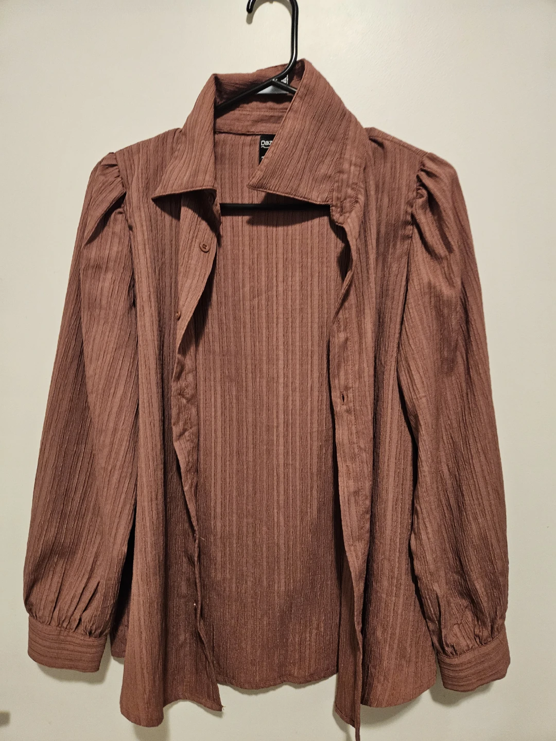 Dazy Button-Down Blouse
