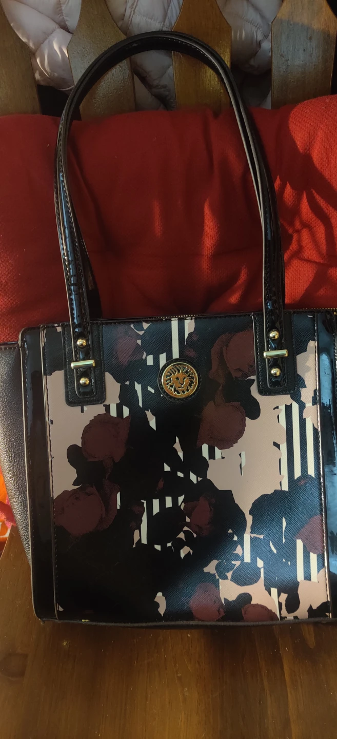 Anne Klein Floral Tote Bag