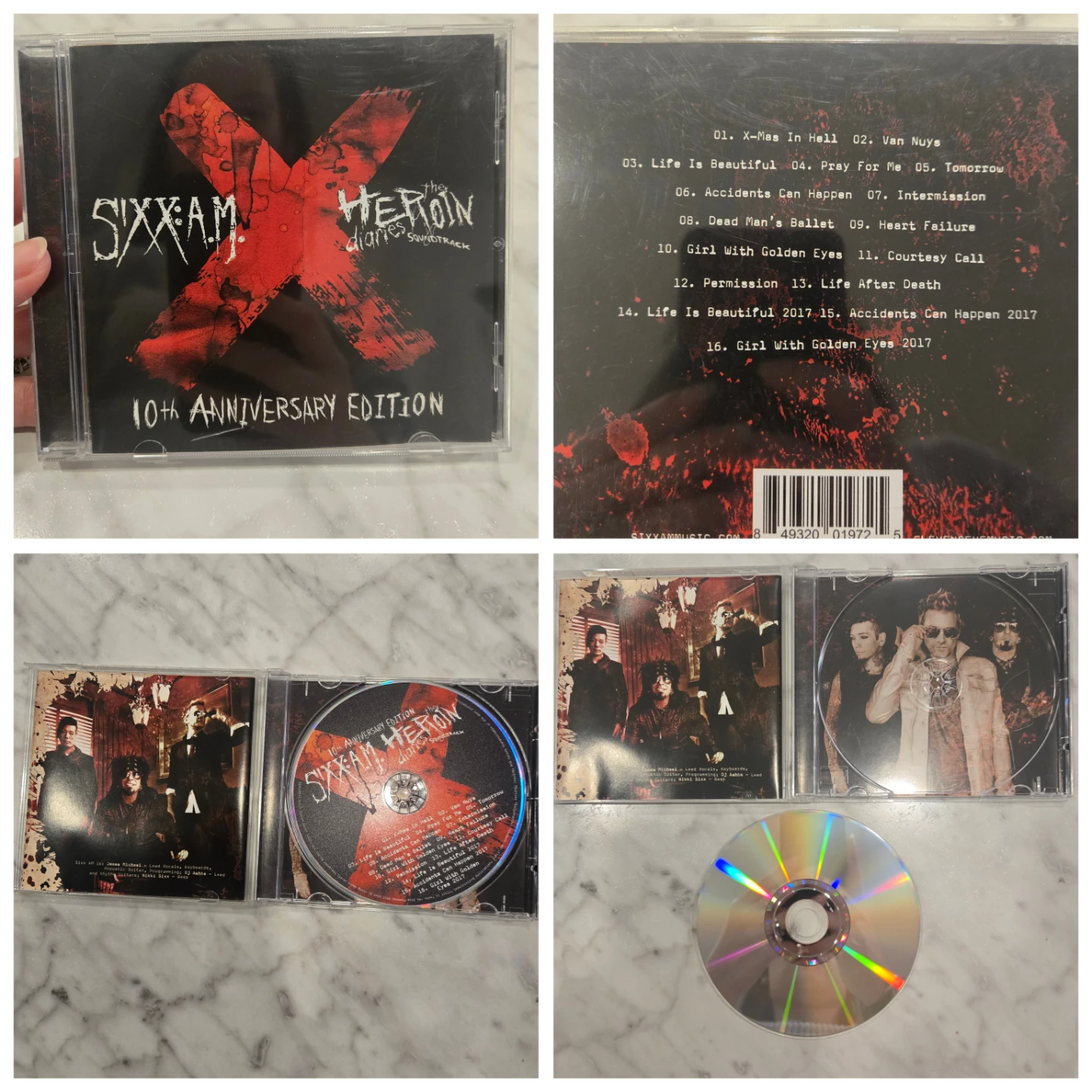 Sixx:A.M. The Heroin Diaries Soundtrack 10th Anniversary CD