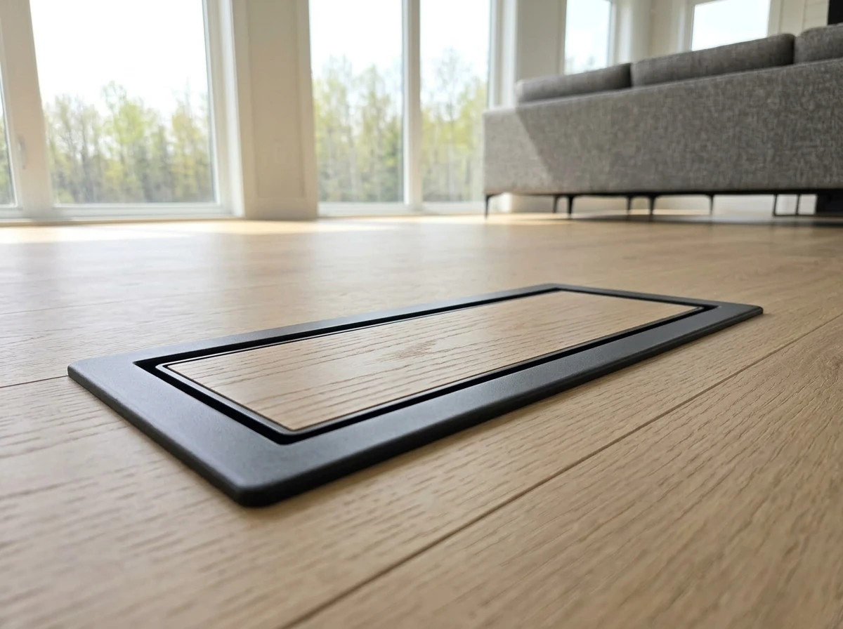5pc - 4x10 Flush Floor Vent - Invisible Drop-In Vent - photo 3