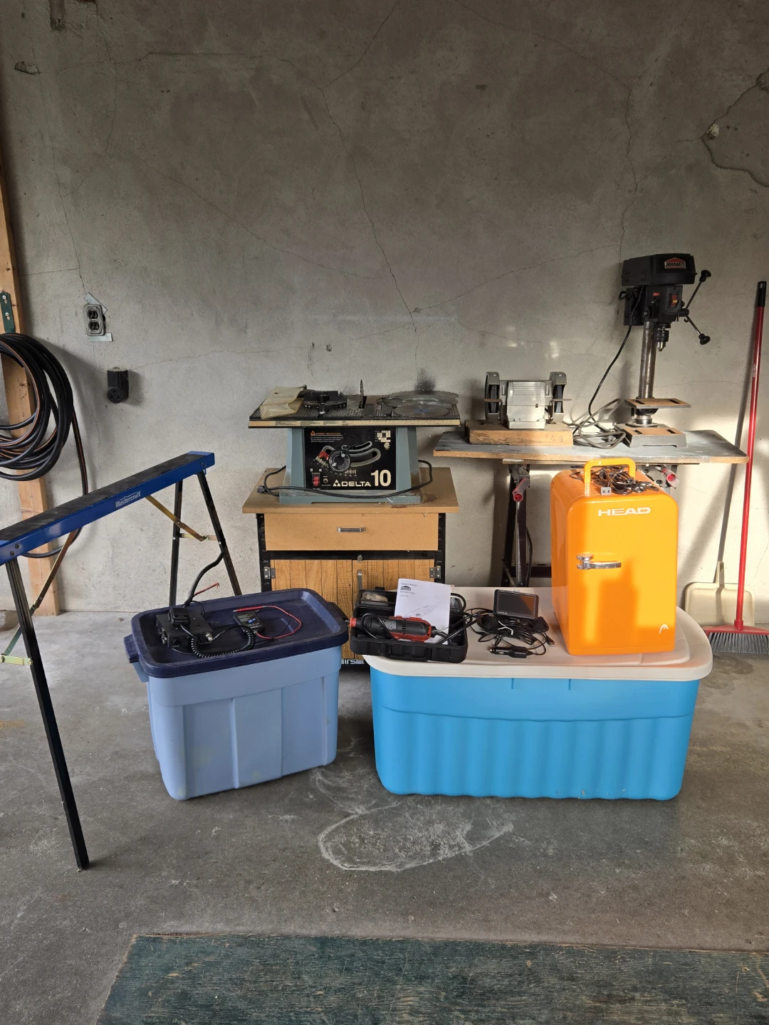 Saw/Drill/Grinder/R-Tool/GPS/CB/Meter/Fridge/SawHorse/Table